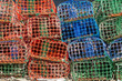 lobster pots on the dock