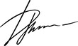 Business or personal handwritten signature