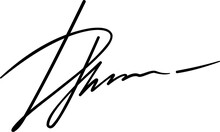 Business Or Personal Handwritten Signature