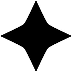 Wall Mural - Shining star element, starburst figure twinkle