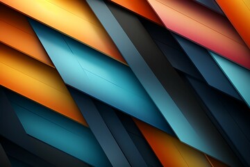 Aufkleber - Multiple soft dark colour diagonal background