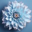 Amazing light blue flower