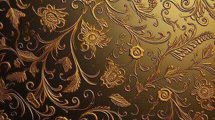 Sticker - texture design gold background illustration metallic luxury, elegant shiny, ornate decorative texture design gold background