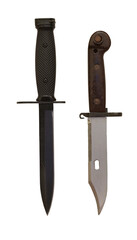 Wall Mural - bayonet size comparation on transparent background