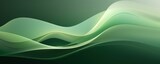 Fototapeta  - Graphic design background with modern soft curvy waves background design with light green, dim green, and dark green color