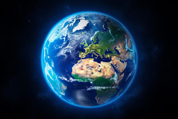 Canvas Print - planet earth. generative ai
