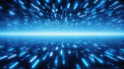 modern blue tech background illustration abstract nology, computer internet, network data modern blue tech background