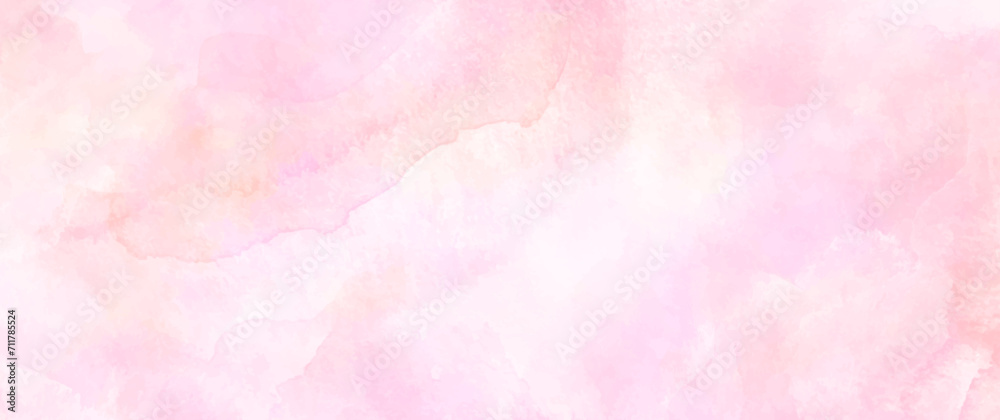 Abstract pink watercolor vector art background for cards, flyer, poster ...
