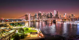 Fototapeta  - Brooklyn Bridge and Lower Manhattan