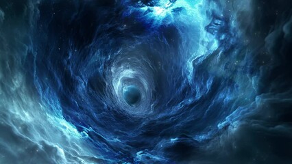 Wall Mural - Galaxy Stars in Nebula - Outer Space Animation 4K