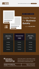 Special & Modern Design of Starter Pack Marketing Templates - social media feed & story, A4 social media templates - Style 2