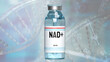 The Nicotinamide adenine dinucleotide (NAD+) for medical or sci concept 3d rendering.