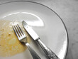 © diodatimer - empty plate with remains of food