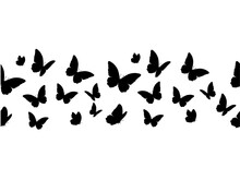 Silhouette Of A Butterfly