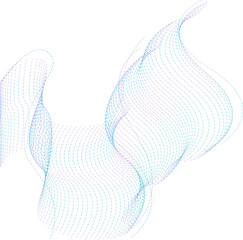 Aufkleber - twisted plane of dots. warp of space. abstract gradient halftone background. modern sample for prese