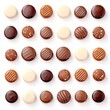 Various kinds of chocolate candy