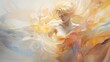 © Epsydon Stock - Abstract paint golden girl