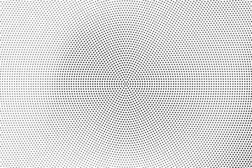 Poster - Halftone effect vector background. Grunge halftone background with dots. Abstract monochrome halftone modern black white pattern.