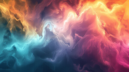 abstract futuristic digital art soft flowing effect background