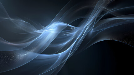 Wall Mural - futuristic digital art energy wave background