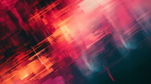 Abstract Red And Black Futuristic Digital Art Background