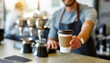 © Mariusz Blach - Coffee to go in hand of barista in coffee shop