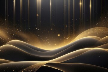 Wall Mural - golden background template
