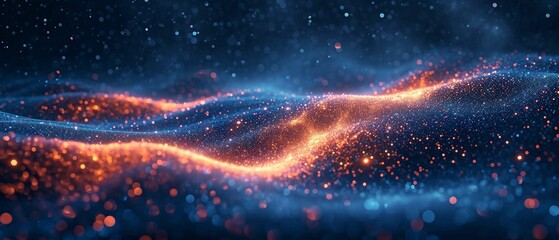 sci-fi background in abstract
