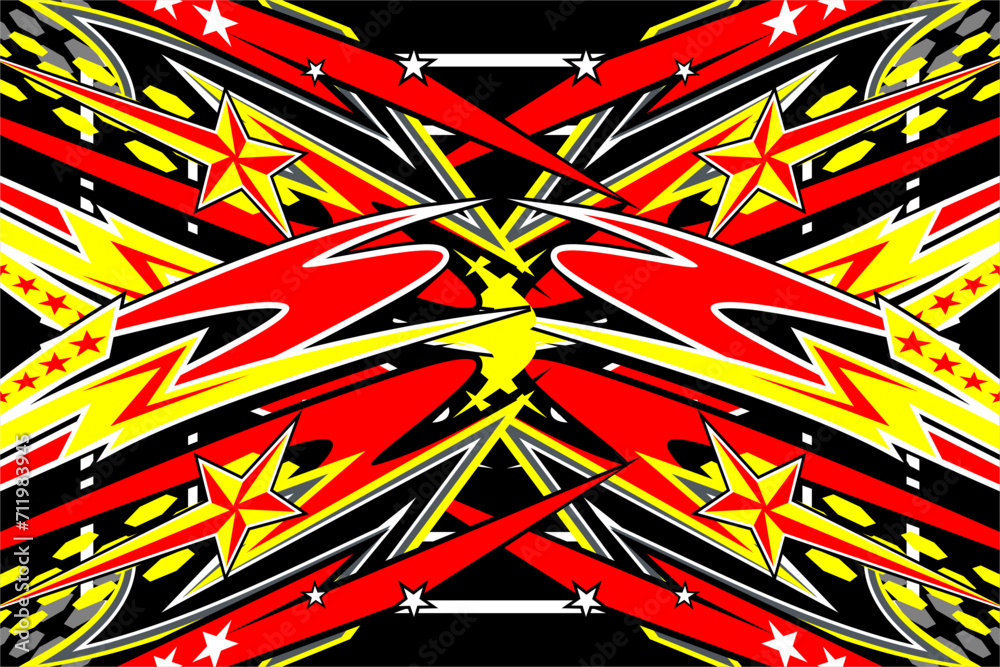abstract racing background vector design with a unique striped pattern ...