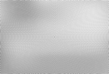Aufkleber - Abstract halftone dotted background. Futuristic grunge pattern, dot, circles. Vector modern optical pop art texture for posters, business cards, cover, labels mock-up, stickers layout etc.	
