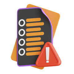 Poster - 3D Compliance Model Navigating Regulatory Obligations. 3d illustration, 3d element, 3d rendering. 3d visualization isolated on a transparent background