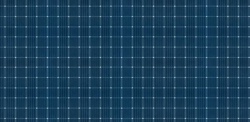 solar panel grid seamless pattern texture wide background. sun electric generation, blue solar phtov
