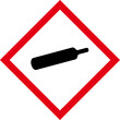 ghs hazardous, transport icon, warning symbol ghs - sga safety sign, pictogram, gas under pressure, including compressed, disolved, and liquified gases
