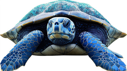 Wall Mural - turtle isolated on white background