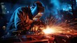 © Mas - close-up shots of arc welding with sparks