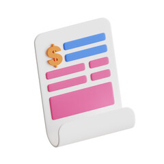 Aufkleber - 3D Finances Model Maximizing Wealth Management Strategies. 3d illustration, 3d element, 3d rendering. 3d visualization isolated on a transparent background