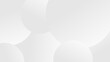 © Unplanned_Pixel - Minimalist elegant background in gray and white. Vector illustration with simple gradient. clear background with abstract pattern of bubbles or circles. Suitable for web, technology design, posters.