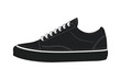 abstract vector black sneakers shoes
