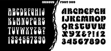 A Pair Of Groovy Alphabets With A Distinctly 1960s Vibe
