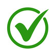 © Kavindu - Round green tick mark ok sign vector design