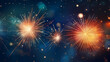 © ma - Fireworks background for celebration, holiday celebration concept