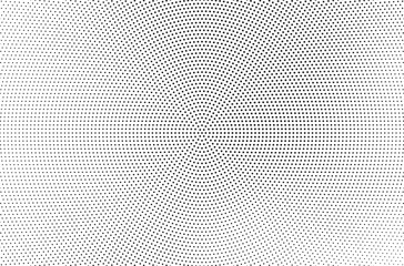 Poster - Halftone effect vector background. Grunge halftone background with dots. Abstract monochrome halftone modern black white pattern.