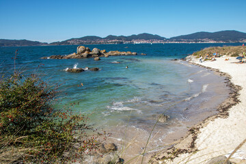 Sticker - Samil beach at Vigo in Galicia