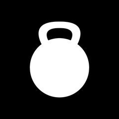 Wall Mural - kettlebell icon logo vector image