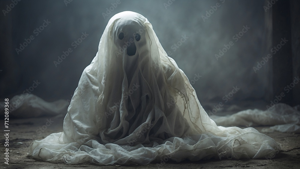 In the eerie stillness of a post-apocalyptic world, a spectral plush ...