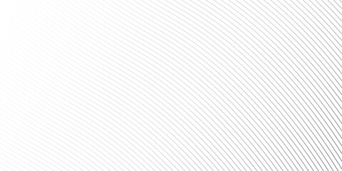Poster - Diagonal lines halftone effect. Abstract black and white background with curve lines and waves.