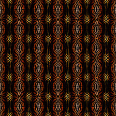 Poster - Vector ethnic tribal pattern. Abstract seamless pattern.