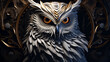 Papercut Style Mystic Owl An intricate multilayer design
