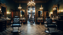Elegant Vintage Hair Salon An Upscale Salon With Vintage