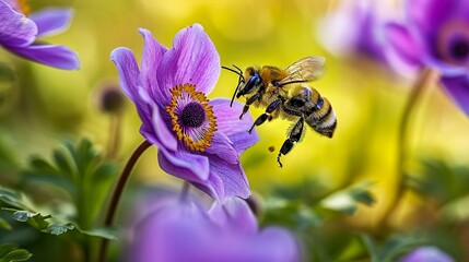 bee on flower